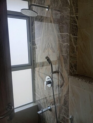 Bathroom in 2 BHK Apartment at Wadhwa Atmosphere O2, Mulund West – for Rent
