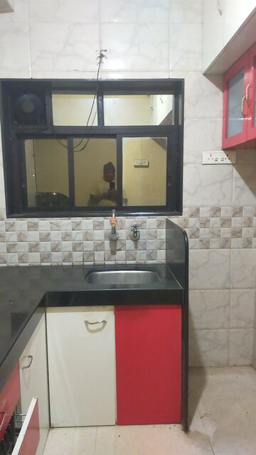 Kitchen in 1 BHK Apartment at Kirtida CHS, Bhandup East – for Rent