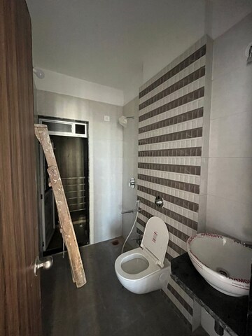 Bathroom in 2 BHK Apartment at Bhairaav Goldcrest Residency, Ghansoli – for Rent