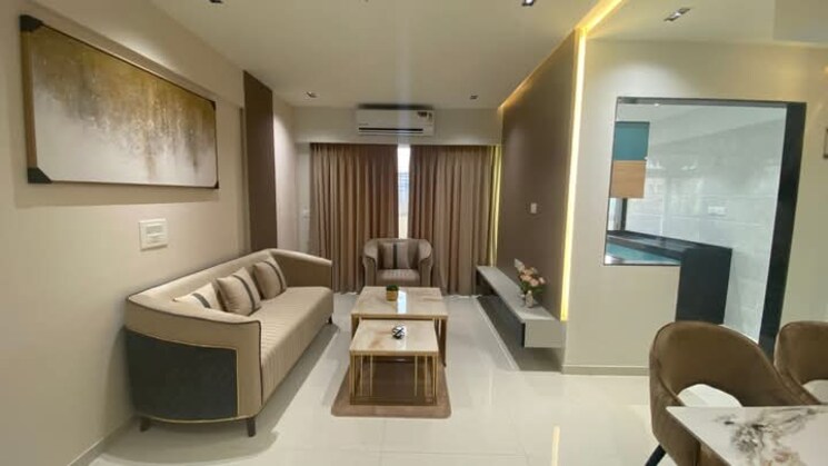 Living Room, arihant-aspire 2 Bedroom 600 Sq.Ft. Apartment In Palaspe Phata Navi Mumbai 8064901