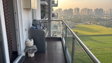 Balcony in 2.5 BHK Apartment at Microtek Greenburg, Sector 86 – for Rent