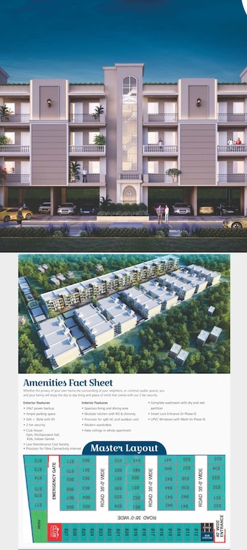 3 BHK Apartment For Resale in Prem Bansal Sapphire Court Patiala Road Zirakpur  8064891