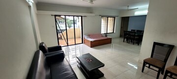 Living Room in 3 BHK Apartment at A.V.Bhat Oakwoods Apartment, Viman Nagar – for Rent