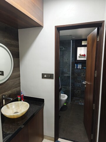 Bathroom in 3 BHK Apartment at Vastu Apartment Juhu, Juhu – for Rent