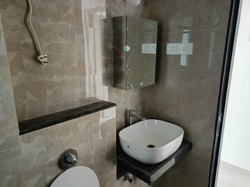 Bathroom in 2 BHK Apartment at Ashar Axis, Majiwada – for Rent
