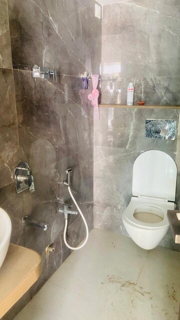 Bathroom in 1 BHK Apartment at Unique Ivana, Mira Road – for Rent