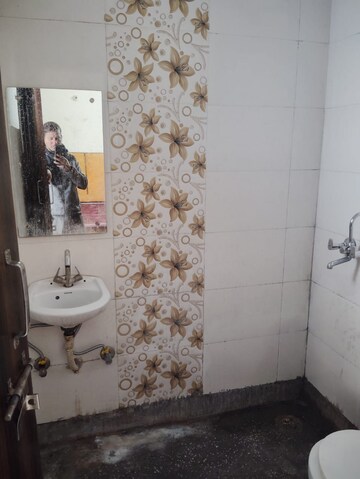 Bathroom in 1 RK Builder Floor at Saket – for Rent