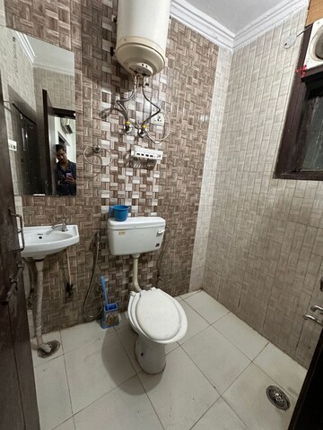 Bathroom in 1 RK Builder Floor at Saket – for Rent