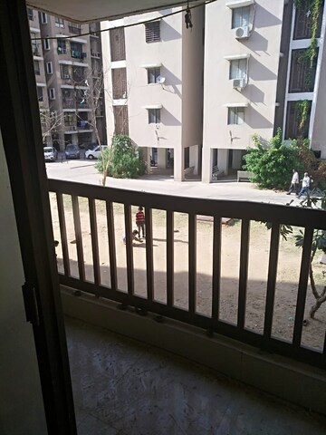 Balcony in 2 BHK Apartment at Trilokesh Riverside Park, Vasna – for Rent