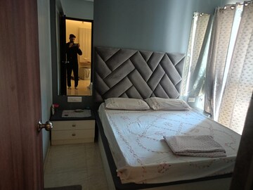 Bedroom in 2 BHK Apartment at Lodha Crown Quality Homes, Majiwada – for Rent