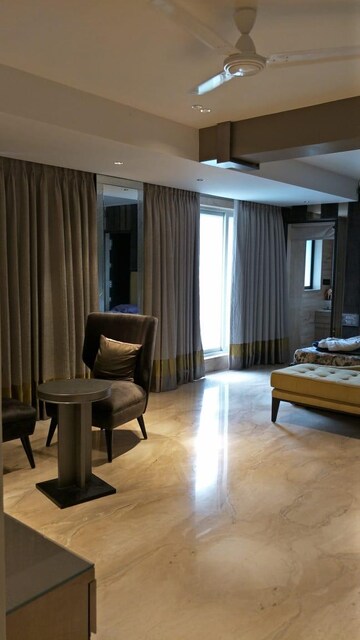 Living Room in 5 BHK Apartment at Ahuja Towers, Prabhadevi – for Rent