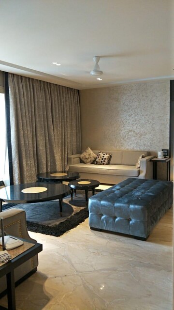 Living Room in 5 BHK Apartment at Ahuja Towers, Prabhadevi – for Rent