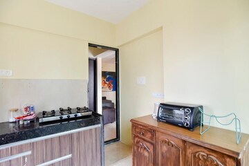 Kitchen in 3 BHK Apartment at Lokhandwala Harmony, Worli – for Rent