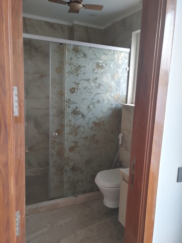 Bathroom in 4 BHK Builder Floor at Chittaranjan Park – for Rent