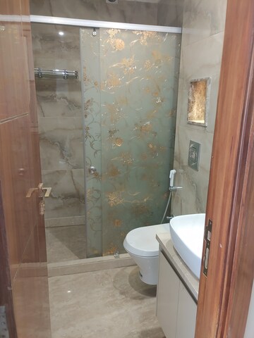 Bathroom in 4 BHK Builder Floor at Chittaranjan Park – for Rent
