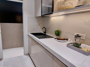 Kitchen in 3 BHK Apartment at Jamuna Mahal, Santacruz East – for Sale