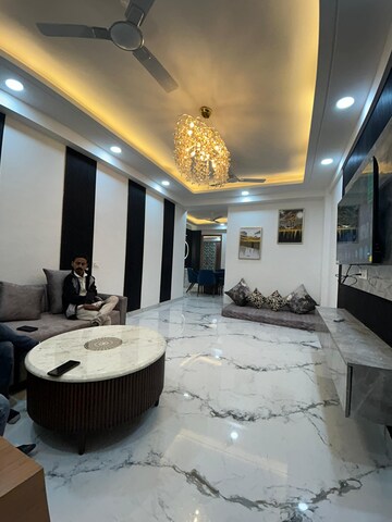 Living Room in 3 BHK Builder Floor at Chattarpur – for Sale