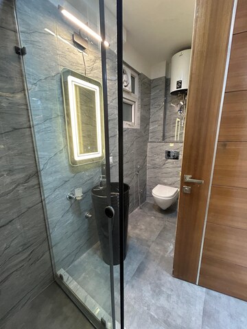 Bathroom in 3 BHK Builder Floor at Chattarpur – for Sale