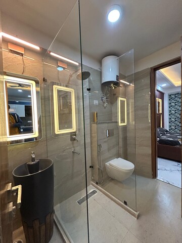 Attached Bathroom in 3 BHK Builder Floor at Chattarpur – for Sale