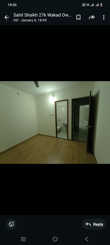 Room in 2 BHK Apartment at Linux Bonheur, Wakad – for Rent