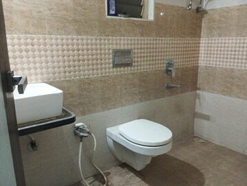 Bathroom in 2 BHK Apartment at Rosa Oasis, Ghodbunder Road – for Rent