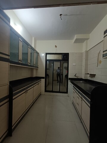 Kitchen in 2 BHK Apartment at Rajeshwar Shiv Darshan, Mira Road – for Rent
