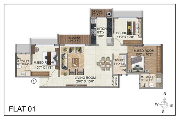 Master Plan in 3 BHK Apartment at Kharghar Sector 37 – for Sale