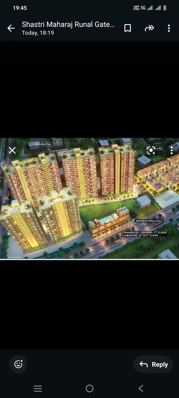 Master Plan in 2 BHK Apartment at Runal Gateway, Ravet – for Rent