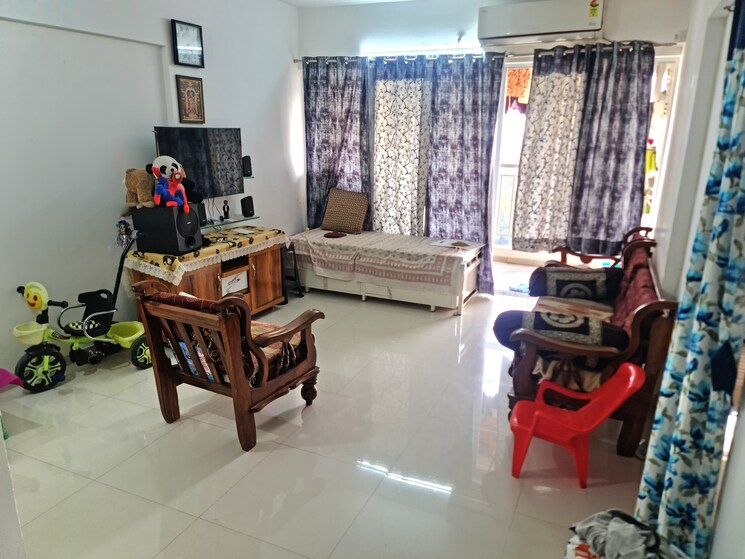 Living Room, mantra-park-view-phase-2 2 Bedroom 980 Sq.Ft. Builder Floor In Dhayari Pune 8065633