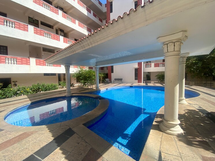 Swimming Pool, sri-krishna-krishe-meadows 3 Bedroom 2750 Sq.Ft. Apartment In Sri Nagar Colony Hyderabad 8065648