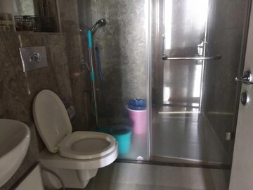 Bathroom in 4 BHK Apartment at L&T Crescent Bay T2, Parel – for Rent