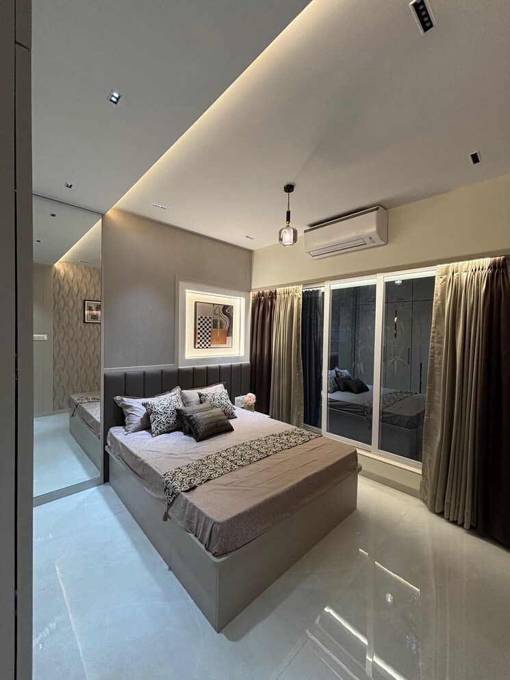 Bedroom, empire-vrindavan 1 Bedroom 448 Sq.Ft. Apartment In Borivali East Mumbai 8065768
