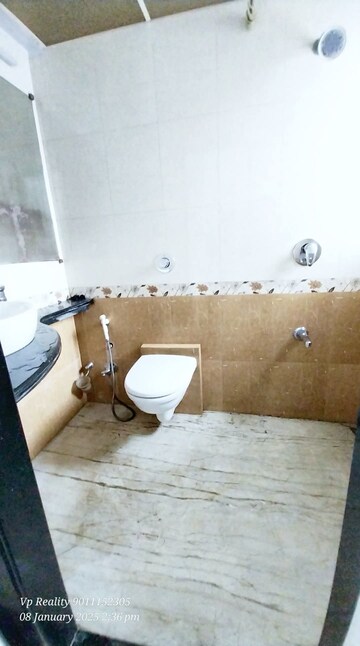 Bathroom in 3 BHK Apartment at Acropolis Purple Nine Hills, Kondhwa – for Rent