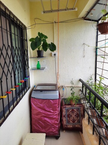 Balcony in 3 BHK Apartment at Acropolis Purple Nine Hills, Kondhwa – for Rent