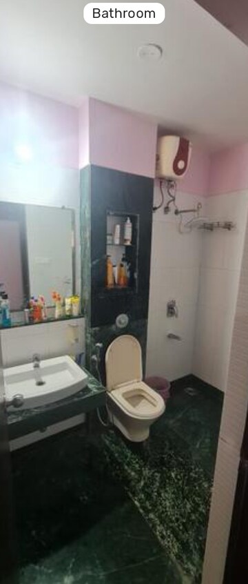 Bathroom in 2 BHK Apartment at Lodha Splendora, Ghodbunder Road – for Rent