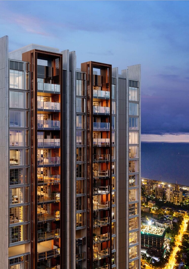 Exterior View, birla-niyaara 4 Bedroom 3231 Sq.Ft. Apartment In Worli Mumbai 8065878