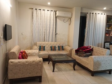 Living Room in 2 BHK Apartment at Sushma Crescent, Dhakoli Village – for Rent