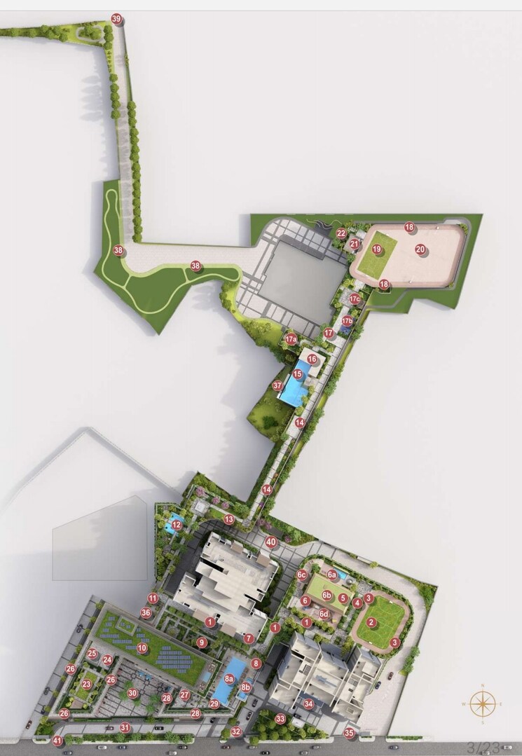 Master Plan, birla-niyaara 5 Bedroom 3971 Sq.Ft. Apartment In Worli Mumbai 8065899