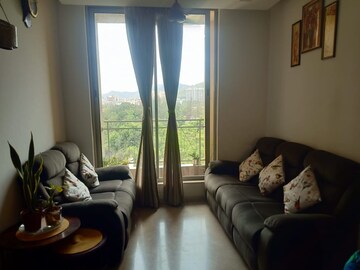 Living Room in 2 BHK Apartment at One Hiranandani Park, Ghodbunder Road – for Rent