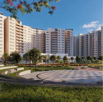 3 BHK Apartment – Exterior View View at Century Breeze, Yelahanaka Af Road - for Sale