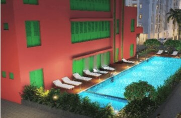 Living Room in 2 BHK Apartment at Merlin Oikyo, Baruipur – for Sale