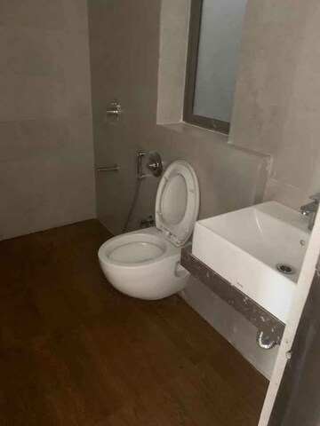 Bathroom in 1 BHK Apartment at Sunteck West World, Naigaon East – for Rent