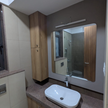 Bathroom in 3 BHK Apartment at Chandivali – for Rent