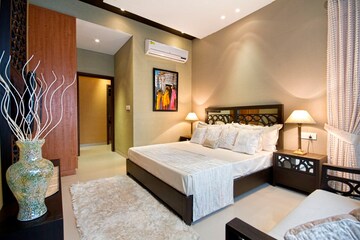 Bedroom in 3 BHK Apartment at Sushma Crescent, Dhakoli Village – for Sale