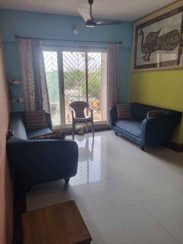 Living Room in 3 BHK Apartment at Siddhi Highland Park, Kolshet Road – for Sale