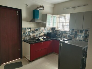 Kitchen in 3 BHK Apartment at Vajra Jasmine County, Gachibowli – for Rent