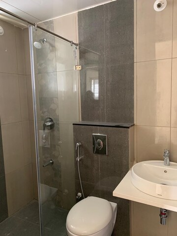 Bathroom in 3 BHK Apartment at Pharande Puneville, Tathawade – for Rent