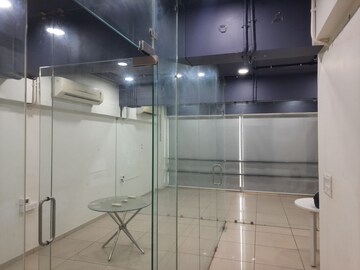 Bathroom in  Office Space at Shivalik Abaise, Prahlad Nagar – for Rent