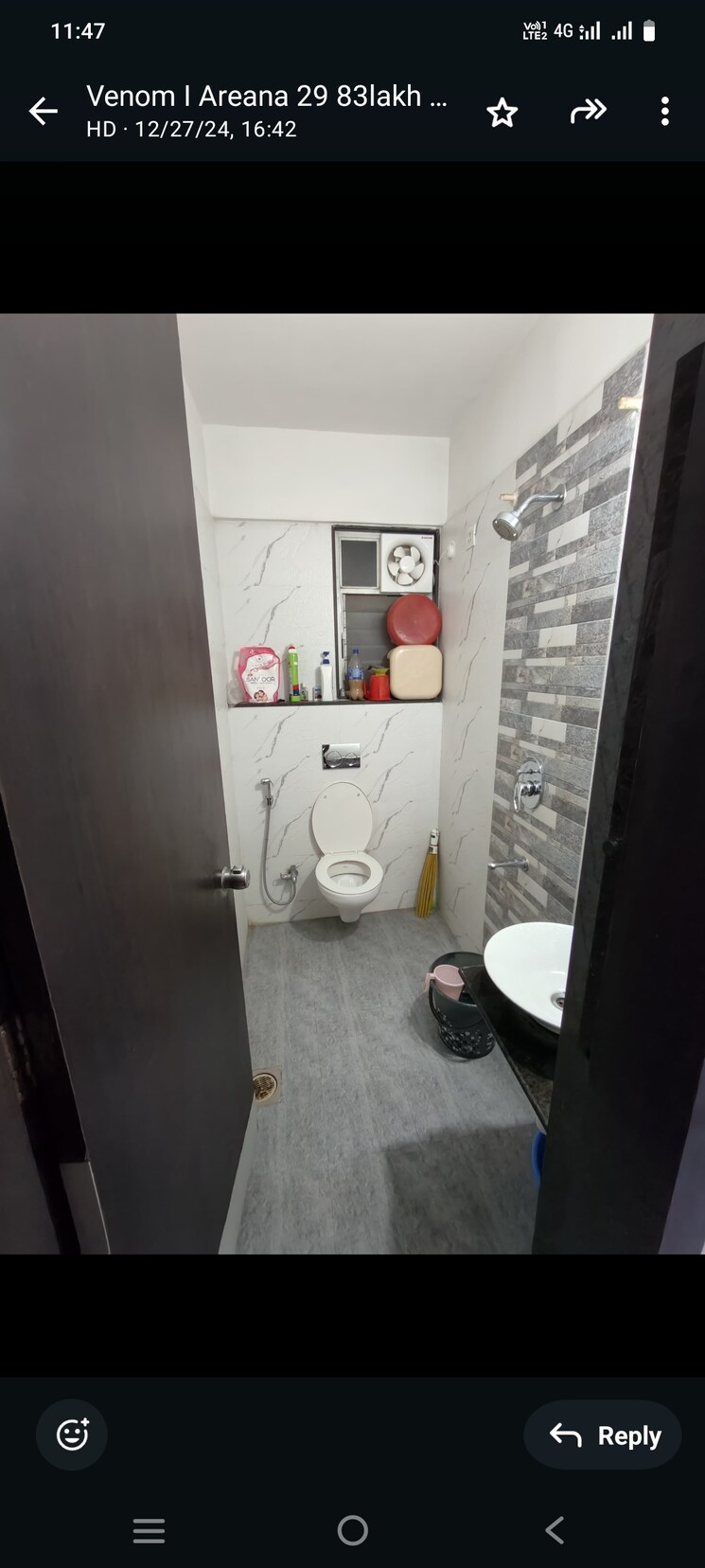 Bathroom, legacy-arena-29-phase-ii 2 Bedroom 945 Sq.Ft. Apartment In Rahatani Pune 8066699