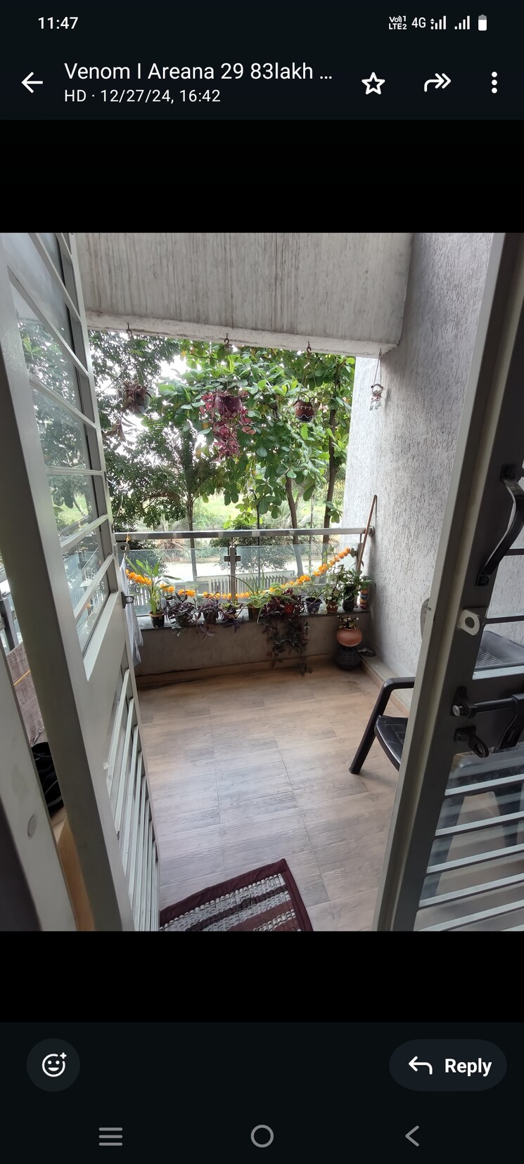 Balcony, legacy-arena-29-phase-3 2 Bedroom 945 Sq.Ft. Apartment In Rahatani Pune 8066703